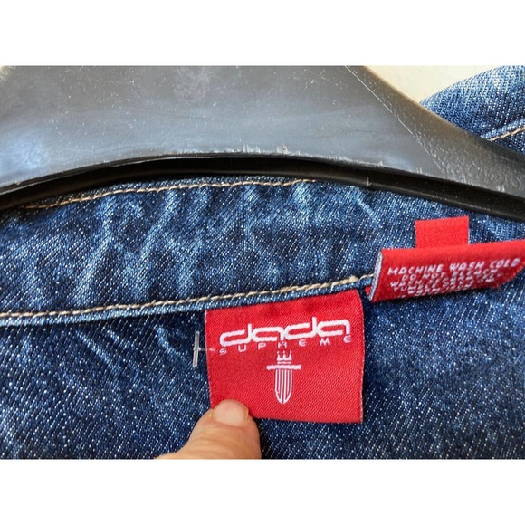 Dada Supreme Mens Denim Jacket 5XL XXXXXL Excellent Condition Jean - Picture 9 of 12